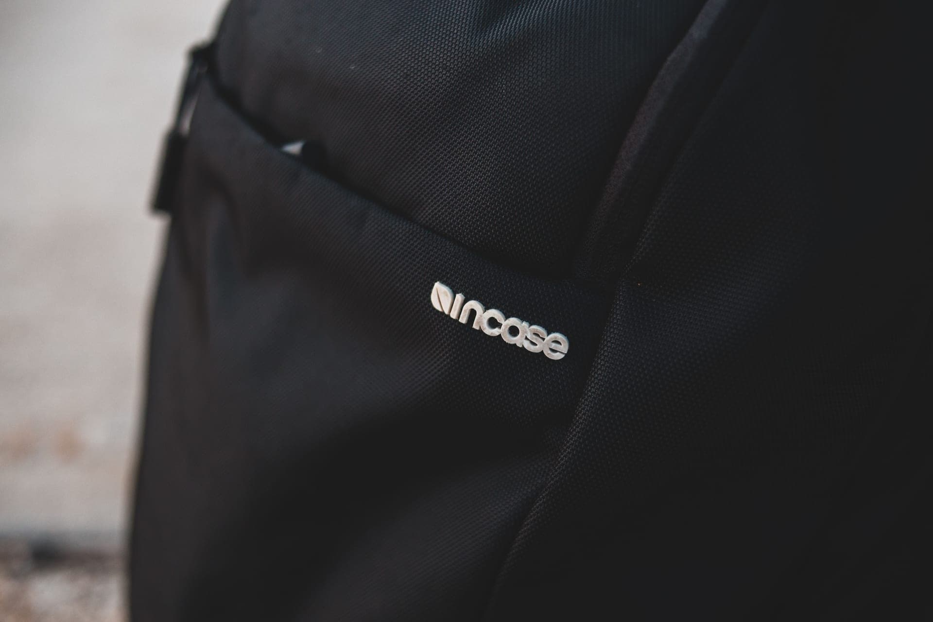 A heavy work backpack with a front organizer panel